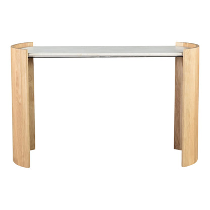 Curved Wood Legs Console Table (50")