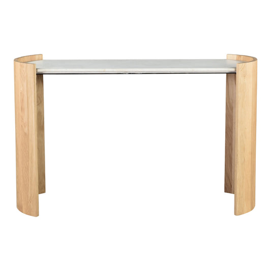 Curved Wood Legs Console Table (50")