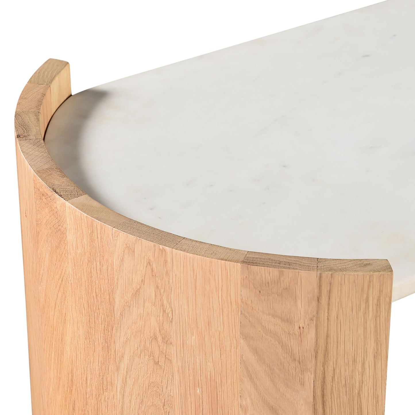 Curved Wood Legs Console Table (50")