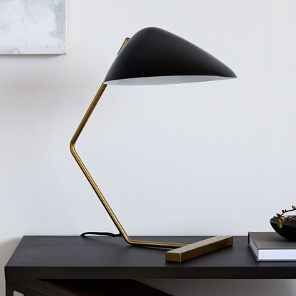 Curvilinear Mid-Century Table Lamp (20")