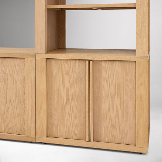 Cutler Oak Media Set (144")