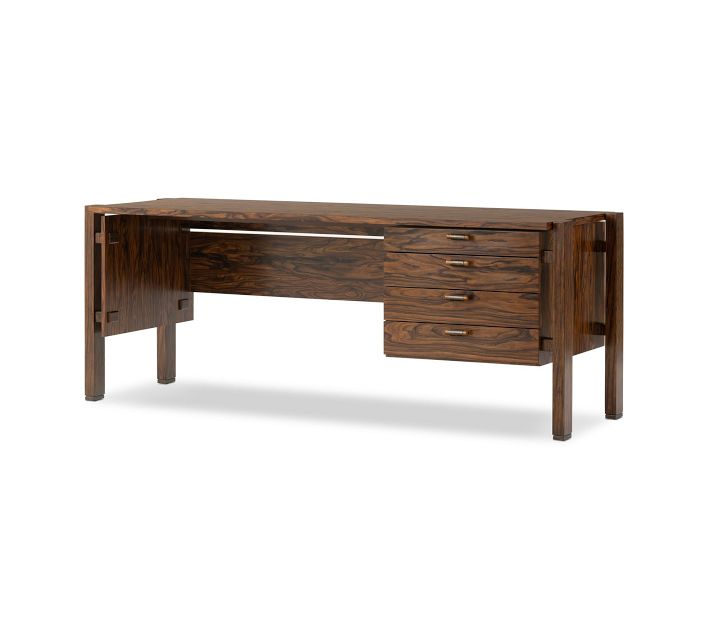 Dakota Writing Desk With Drawers (78.5")