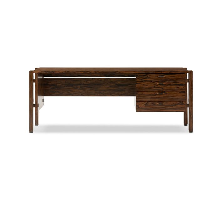 Dakota Writing Desk With Drawers (78.5")