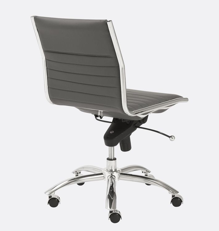 Dirk Low Back Swivel Office Armless Chair