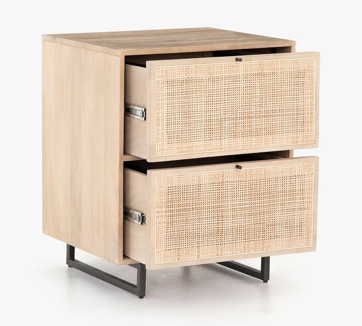 Dolores Cane 2-Drawer File Cabinet