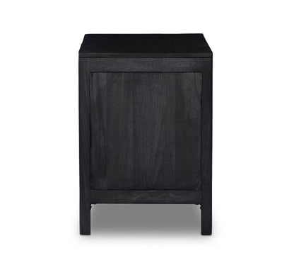 Dolores Cane 3-Drawer Nightstand (32")