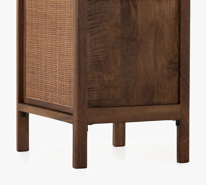 Dolores Cane Cabinet Nightstand (20")