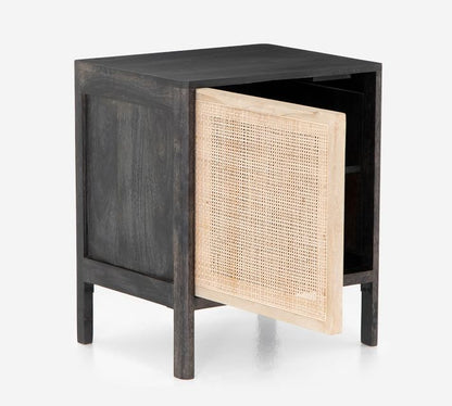 Dolores Cane Cabinet Nightstand (20")