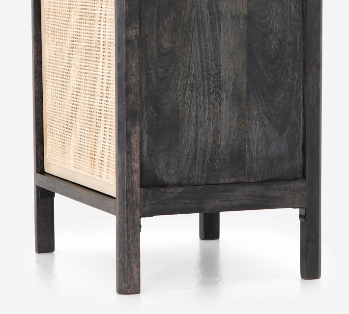 Dolores Cane Cabinet Nightstand (20")