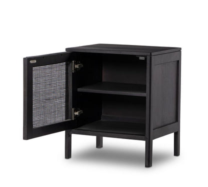 Dolores Cane Cabinet Nightstand (20")