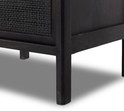 Dolores Cane Cabinet Nightstand (20")