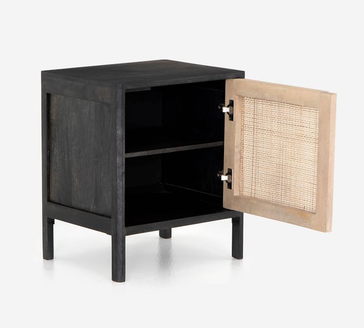 Dolores Cane Cabinet Nightstand (20")