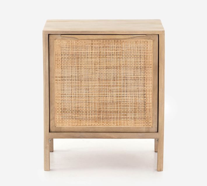 Dolores Cane Cabinet Nightstand (20")