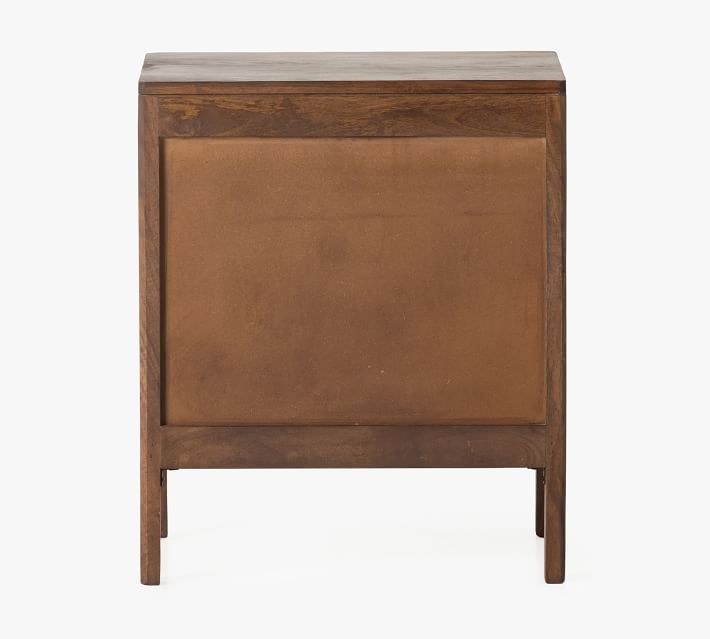 Dolores Cane Cabinet Nightstand (20")