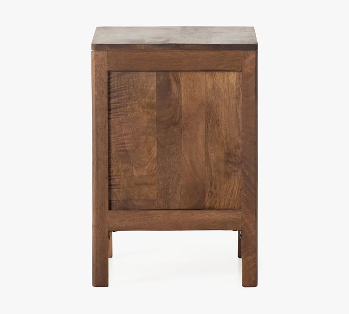 Dolores Cane Cabinet Nightstand (20")