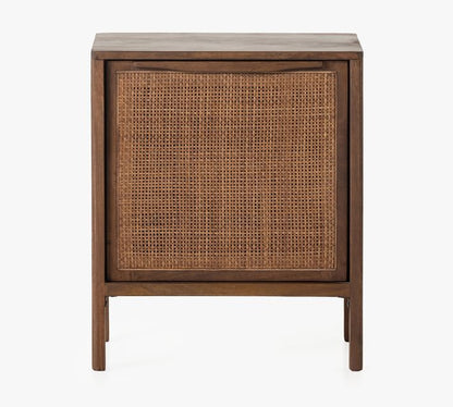 Dolores Cane Cabinet Nightstand (20")