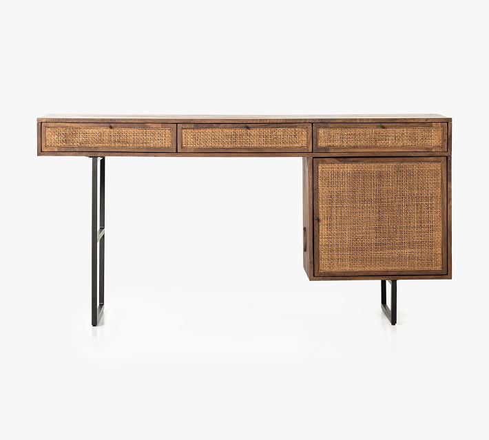 Dolores Cane Writing Desk (60")