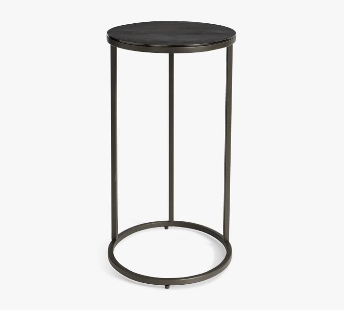 Duke Oval Metal C-Table (13")