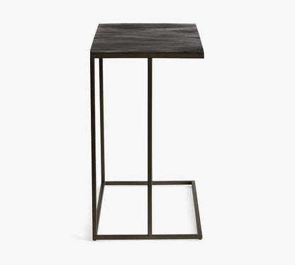 Duke Rectangular Metal C-Table (27")