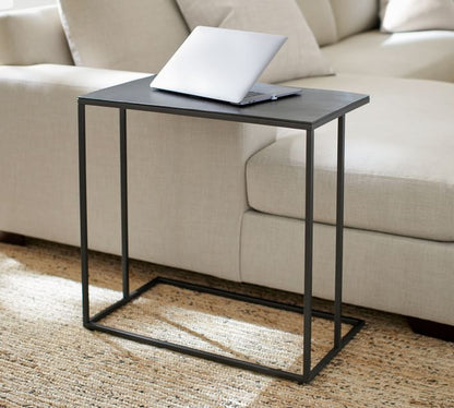 Duke Rectangular Metal C-Table (27")