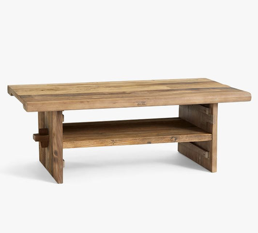 Easton Rectangular Reclaimed Wood Coffee Table (50")