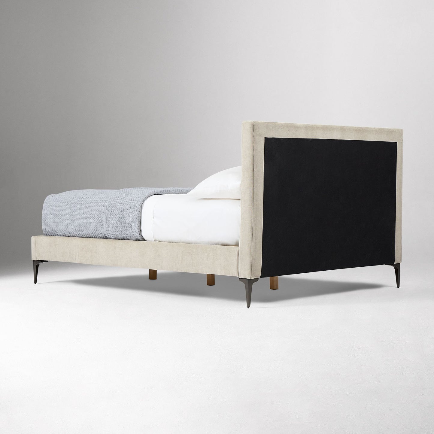 Emmett Tufted Bed - Metal Legs