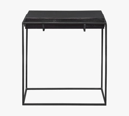 Esme Rectangular Metal Accent Table (22")