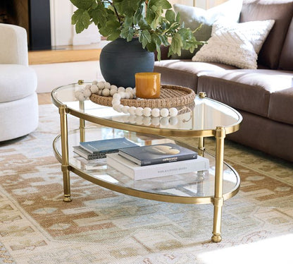 Everson Oval Coffee Table (59")