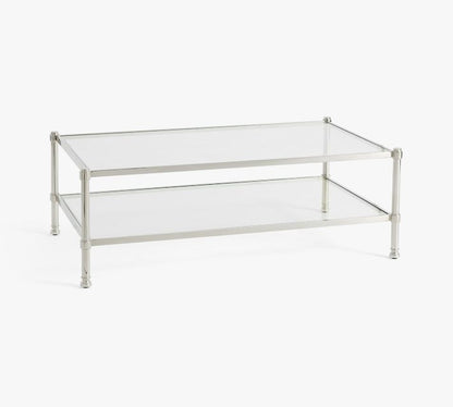 Everson Rectangular Glass Coffee Table (52")