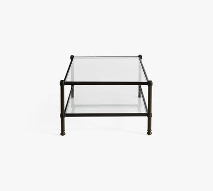 Everson Rectangular Glass Coffee Table (52")