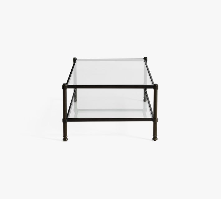 Everson Rectangular Glass Coffee Table (52")