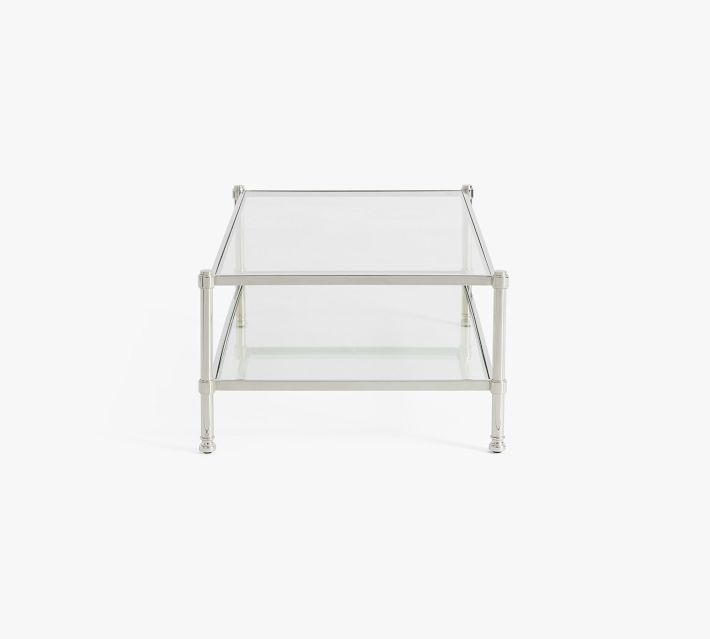 Everson Rectangular Glass Coffee Table (52")