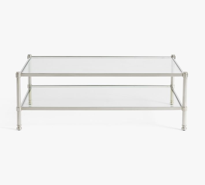 Everson Rectangular Glass Coffee Table (52")