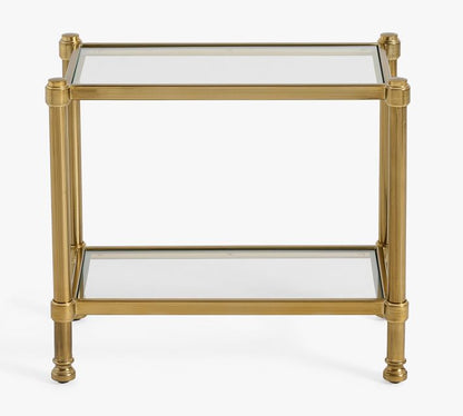 Everson Rectangular Side Table (24.5")