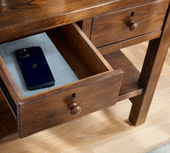 Farmhouse 2-Drawer Nightstand (28.5")