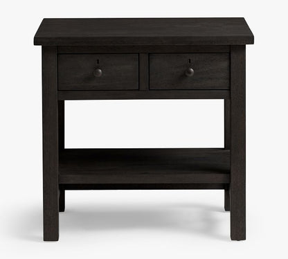 Farmhouse 2-Drawer Nightstand (28.5")