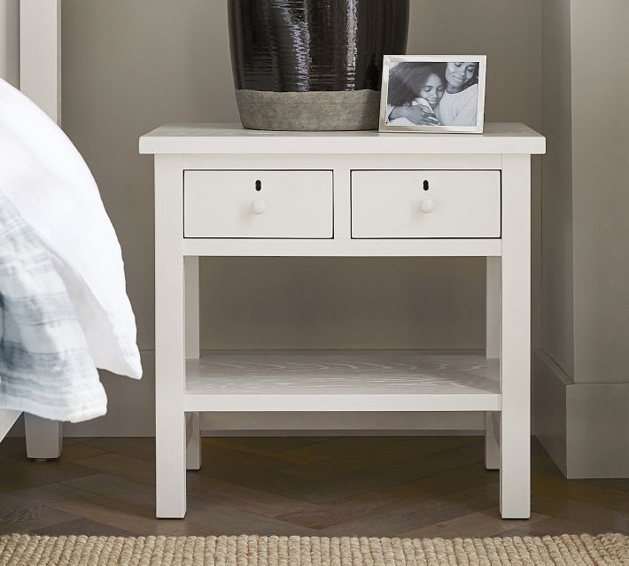 Farmhouse 2-Drawer Nightstand (28.5")