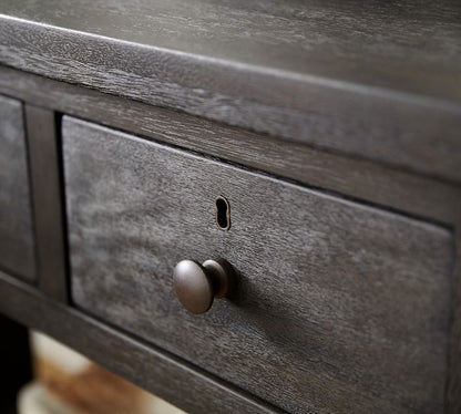 Farmhouse 2-Drawer Nightstand (28.5")