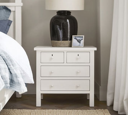 Farmhouse 4-Drawer Nightstand (28.5")