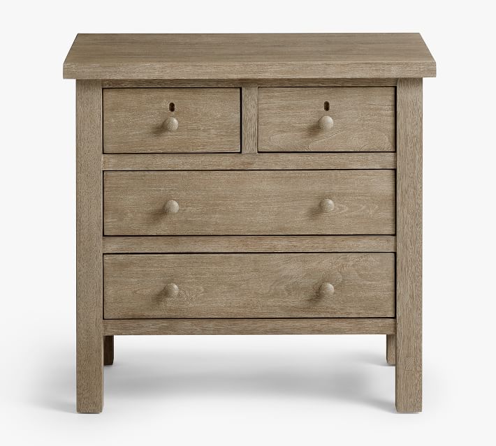 Farmhouse 4-Drawer Nightstand (28.5")