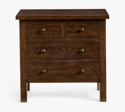 Farmhouse 4-Drawer Nightstand (28.5")