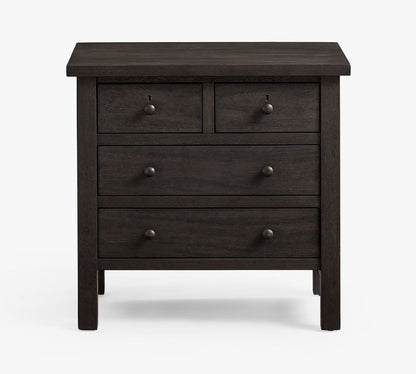 Farmhouse 4-Drawer Nightstand (28.5")