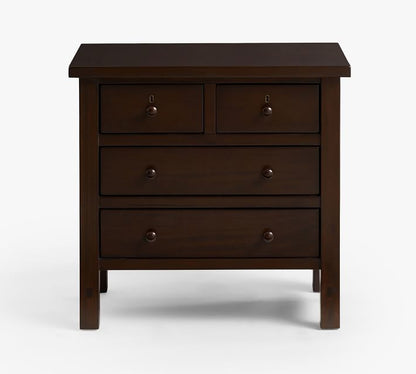 Farmhouse 4-Drawer Nightstand (28.5")