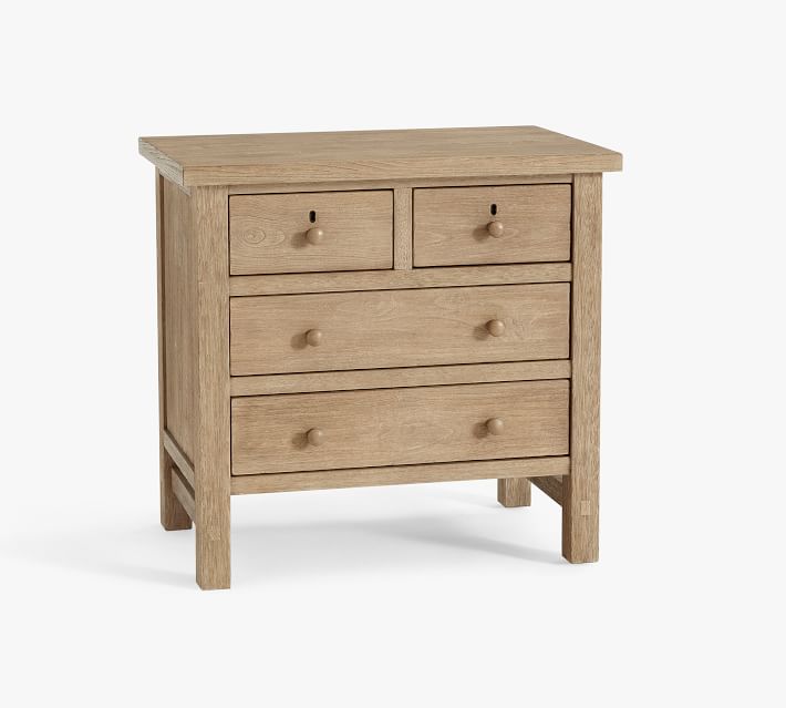 Farmhouse 4-Drawer Nightstand (28.5")