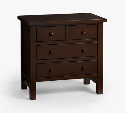 Farmhouse 4-Drawer Nightstand (28.5")