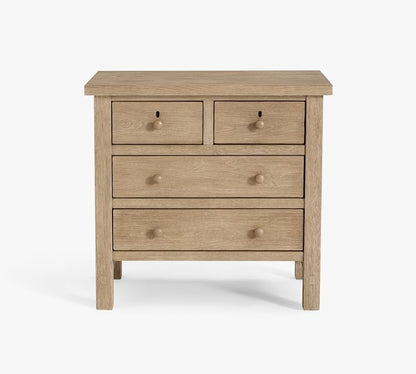 Farmhouse 4-Drawer Nightstand (28.5")