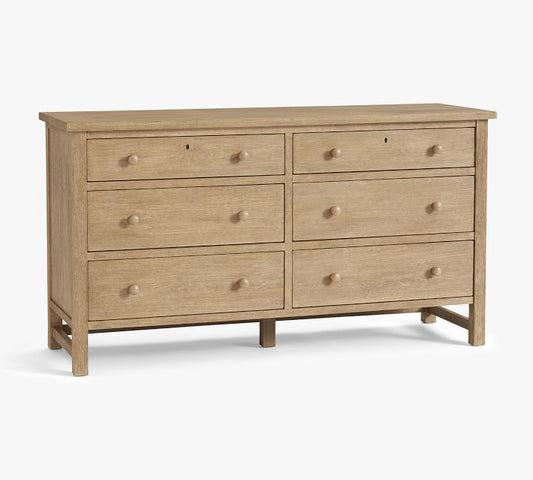 Farmhouse 6-Drawer Dresser (66")