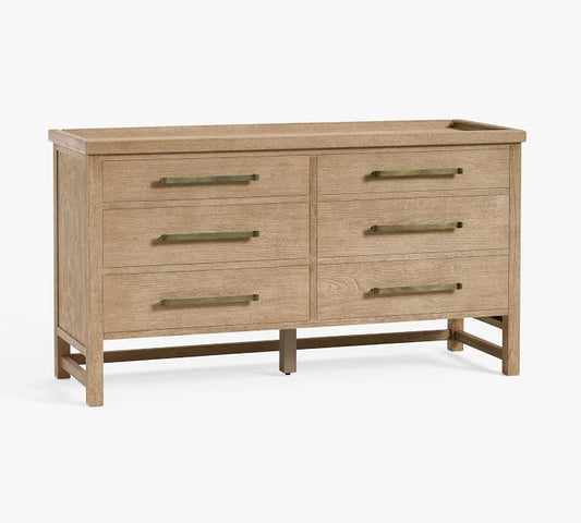 Farmhouse 6-Drawer Dresser By Michael Graves Design (66")