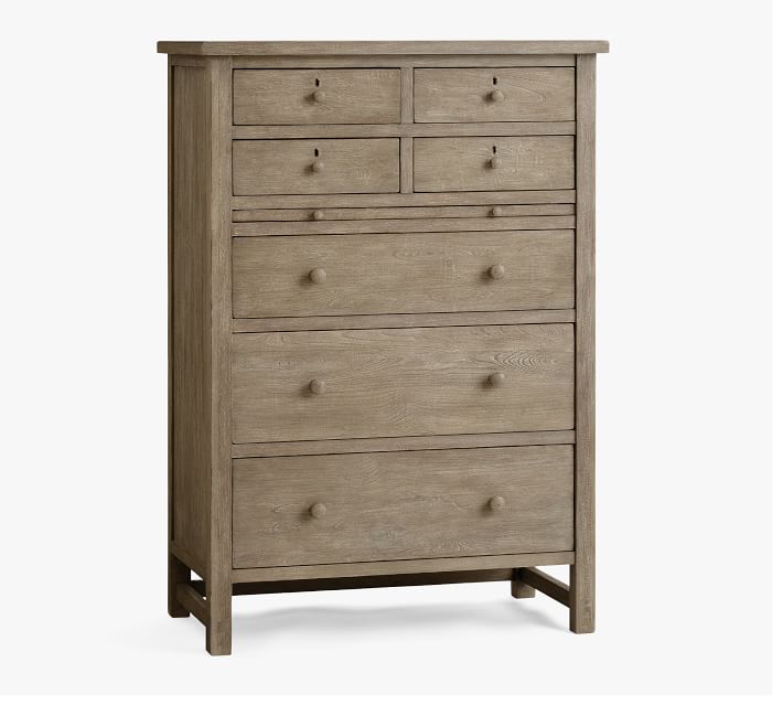 Farmhouse 7-Drawer Tall Dresser (38.5")