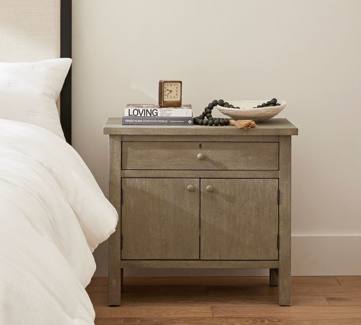 Farmhouse Cabinet Nightstand (32")